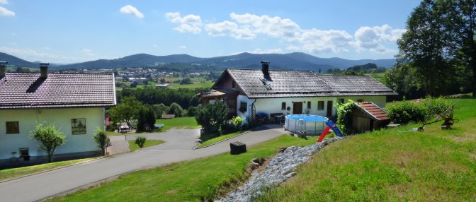 Ferienhaus am Waldrand 4 -5 Personen in Bayern Ansicht